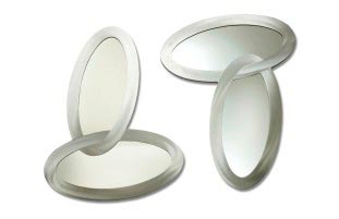 Jon Gilmore Designs Connections 2-piece Silver Oval Mirror