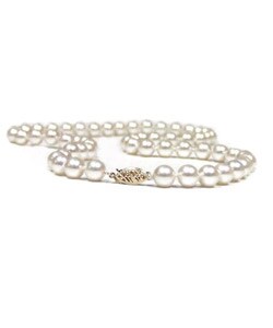 Cultured Freshwater 7.5-8 mm Pearl Necklace  (Set of 3)