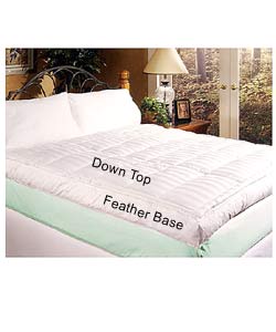 Luxury 330 Thread Count Goose Down Featherbed