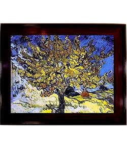 Van Gogh Mulberry Tree Framed Canvas Art