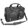 Amerileather Black Leather Business Briefcase