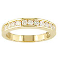 14k Yellow Gold 1/2ct TDW Round Diamond Channel Anniversary Band (I-J/ I1-I2)