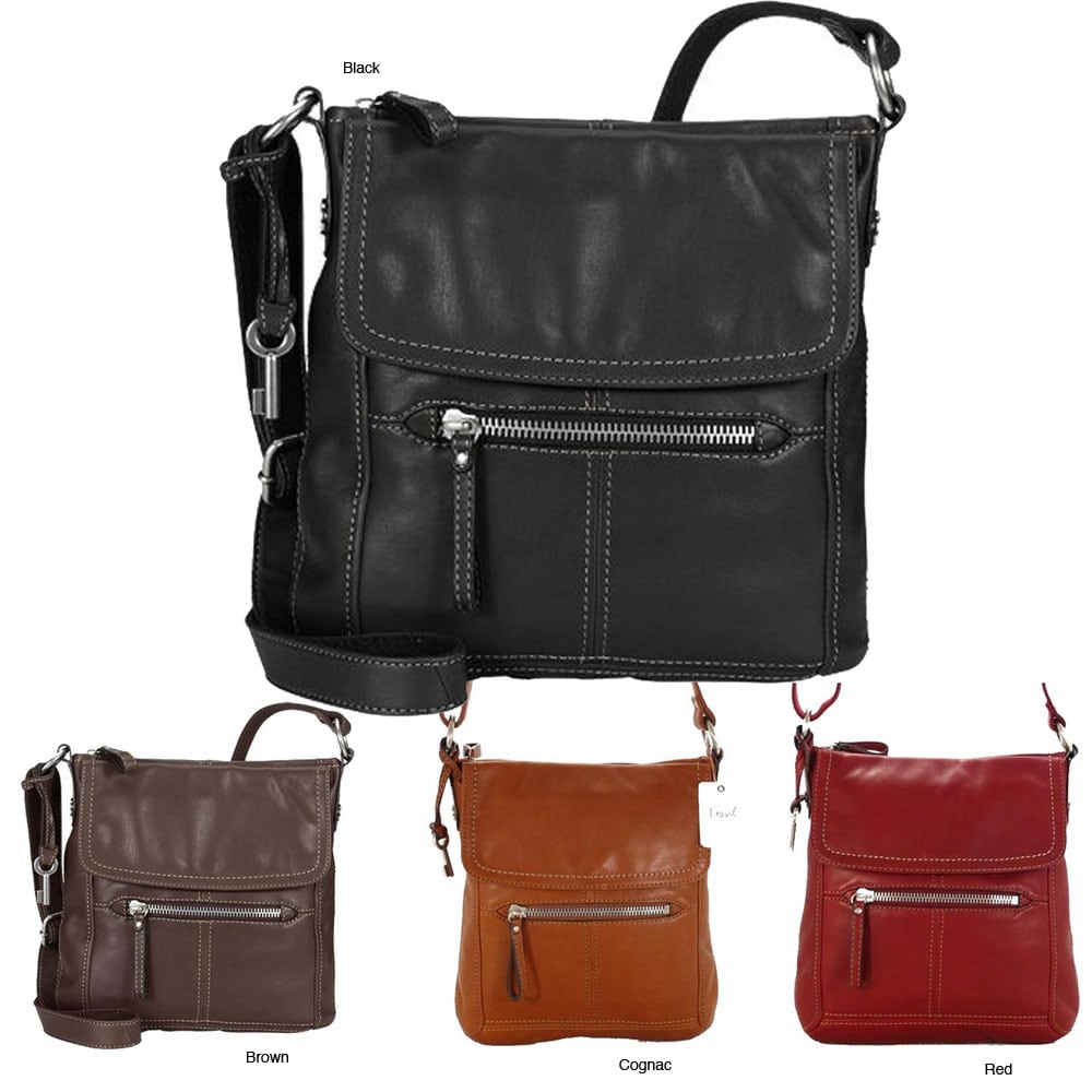 Fossil 'Hanover'Leather Cross-body Bag, buy Fossil Handbags & Purses