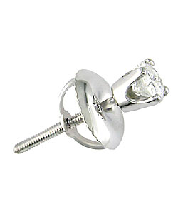 14k Gold 1/4ct TDW Diamond Solitaire Stud Earrings  (Set of 3)