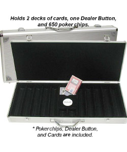 Trademark Poker 650-pc. 11.5g Dice Poker Chip Set