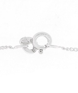 Sterling Silver Pink Cubic Zirconia Cross Pendant