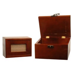 Set of Two Wooden Boxes