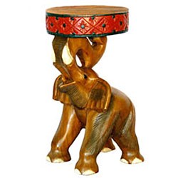 Hand-carved Thai Elephant Table