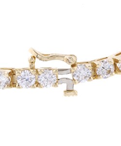 14k Gold 10ct Diamond Traditional Tennis Bracelet (I, SI2)