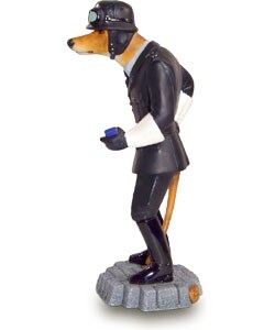 Robert Harrop Greyhound Motorcycle Police Figurine