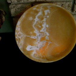 Matte Alabaster Plate (Egypt)