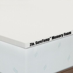 Serta Deluxe 2-inch Memory Foam Mattress Topper