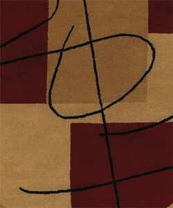 Hand-tufted Miro Collection Wool Rug (4'2 x 6'7)