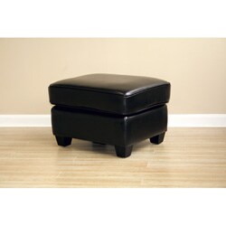 William Black Bi-cast Leather Ottoman