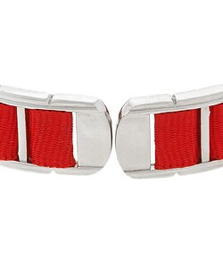 Geneva Platinum Women's Woven Band Watch