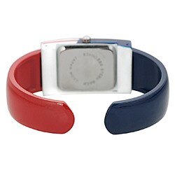 Geneva Platinum American Flag Watch