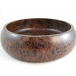 Mango Wood Shallow Bowl (Thailand)