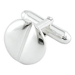 Sterling Silver Polished Cuffflinks
