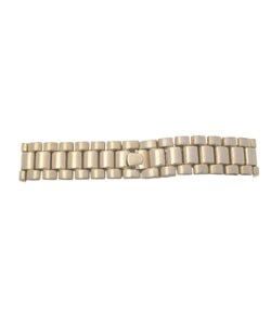Geneva Platinum Rhinestone Rimmed Fashion Watch