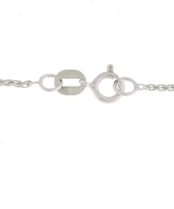 14-kt White Gold 0.8 mm 20-inch Wheat Necklace
