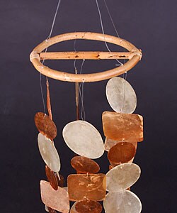 Capiz Shell and Coconut Wood Wind Chimes (Indonesia)