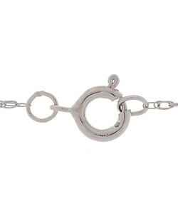 14k White Gold Pear Shape Ruby Pendant