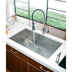 Vigo Modern Pull-out Spiral Kitchen Mixer Faucet