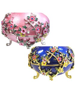 Faberge-style Collectible Enameled Egg
