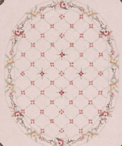 Hand-hooked Bijoux Beige Wool Rug (9'9 x 13'9)