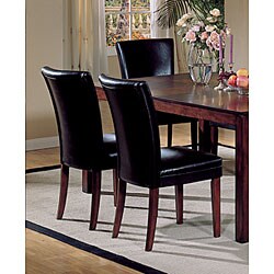 Kensington Bicast Leather Parson Side Chairs (Set of 2)