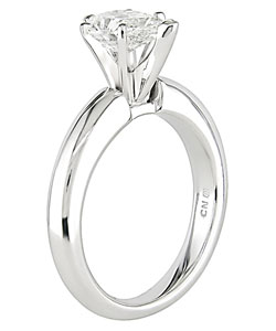 14k Gold 1ct TDW Pear Diamond Solitaire Ring (I-J, I1-I2)