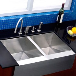 Farmhouse 33-inch Stainless Steel Undermount Kitchen Sink