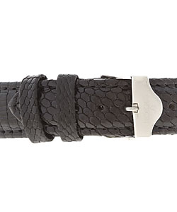 Croton Women's 18k Gold Black Strap Watch
