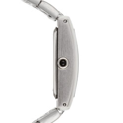 Da Vinci by Lucien Piccard Silvertone Black Watch