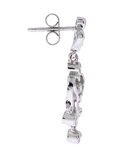 14k Gold 1/2ct TDW Diamond Chandelier Earrings (G, I1)