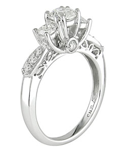 14k White Gold 1ct TDW Diamond Ring