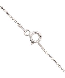 Silver 1/8ct Diamond 3-in-1 Circle Heart Necklace