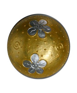 Handmade Black Lacquer Gold Decorative Sphere Box