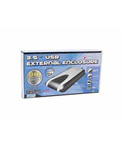 AMC Aluminum 3.5-inch USB/ IEEE-1394 FireWire Enclosure