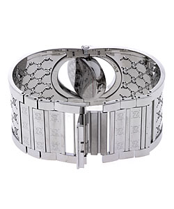 Gucci Women's Brown Dial Cuff Bracelet Watch