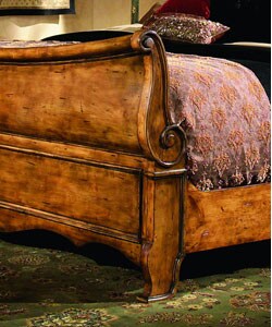 French Country California King-size Sleigh Bed