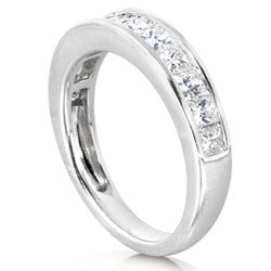 14k Gold 1ct TDW Princess Diamond Wedding Band (H-I, I1-I2)