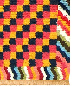 Hand-knotted Tibetan Wangden Infinity Rug (2'6 x 5')
