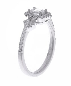 14k White Gold 3/4ct TDW Diamond Bridal Ring (G-H,  I1)