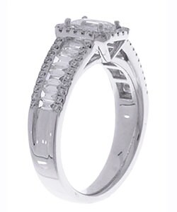 14k White Gold 1ct TDW Diamond Engagement Ring