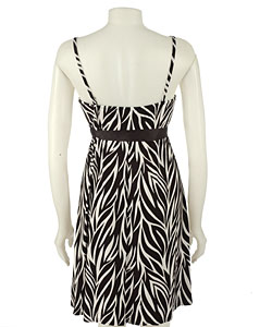Tiana B. Zebra Print Cocktail Dress