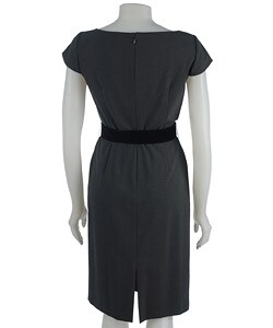 Tahari ASL Bi-Stretch Belted Chemise Dress