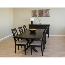 Colombo Espresso Dining Table Set