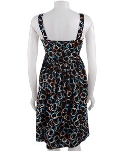 Maggy Boutique Ring Print Sleeveless Dress