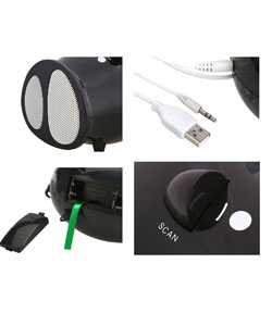 Portable Piggie Multimedia Speaker with FM Radio
